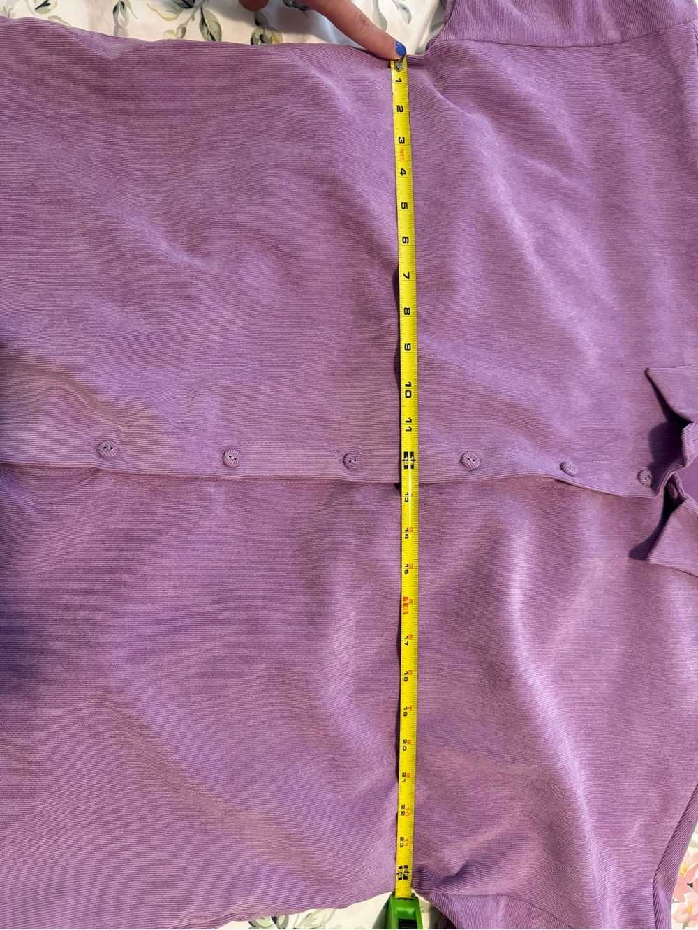 Zara Lilac Button-Front Shacket - Picture 5 of 6